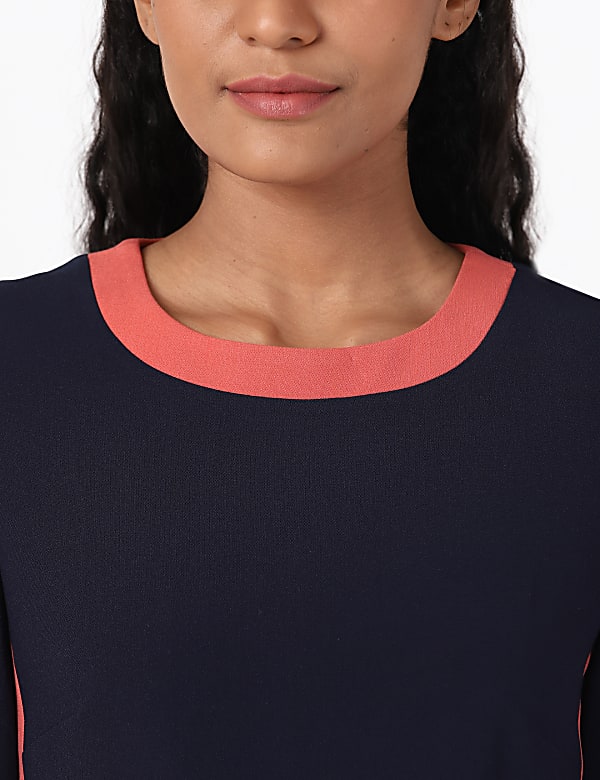 Side Stripe Colourblock Dress