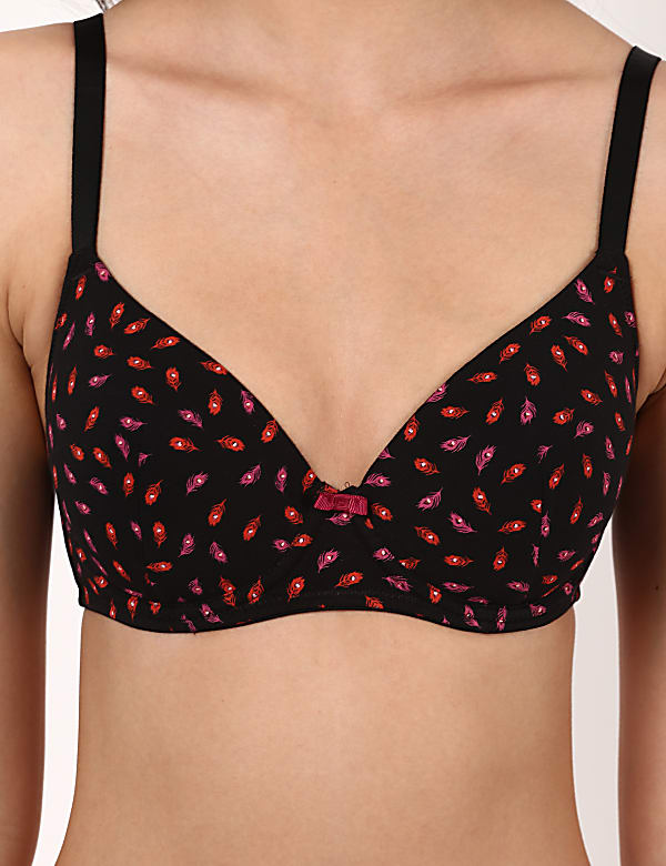 2 Pack Cotton Mix Bra