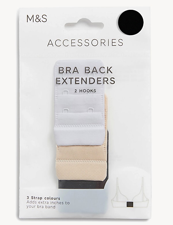Pack of 3 Hook Bra Extenders