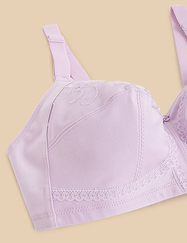 Total Support Embroidered Full Cup Bra
