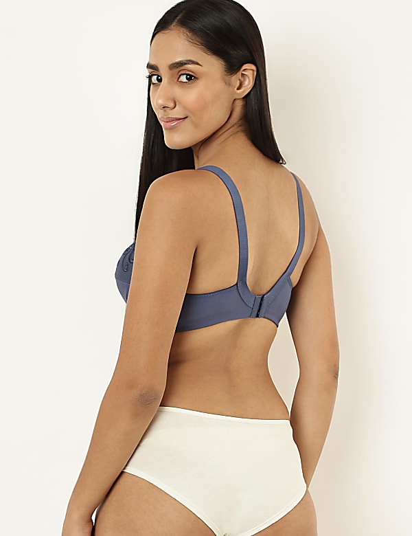 Total Support Embroidered Full Cup Bra