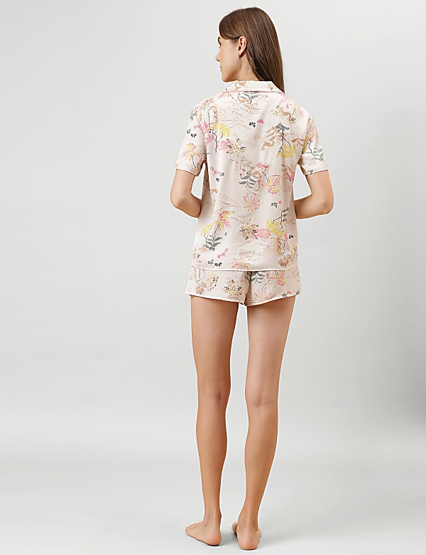 Tropical Print Night Suit Set