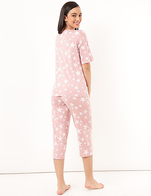 Cotton Mix Printed Regular Fit Pyjama Set