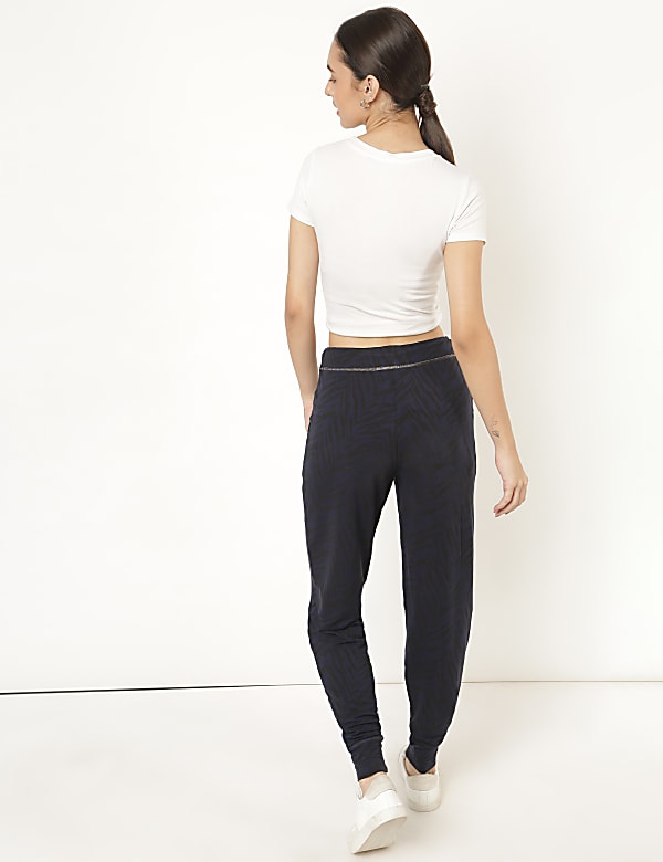 Viscose Mix Printed Regular Fit Jogger