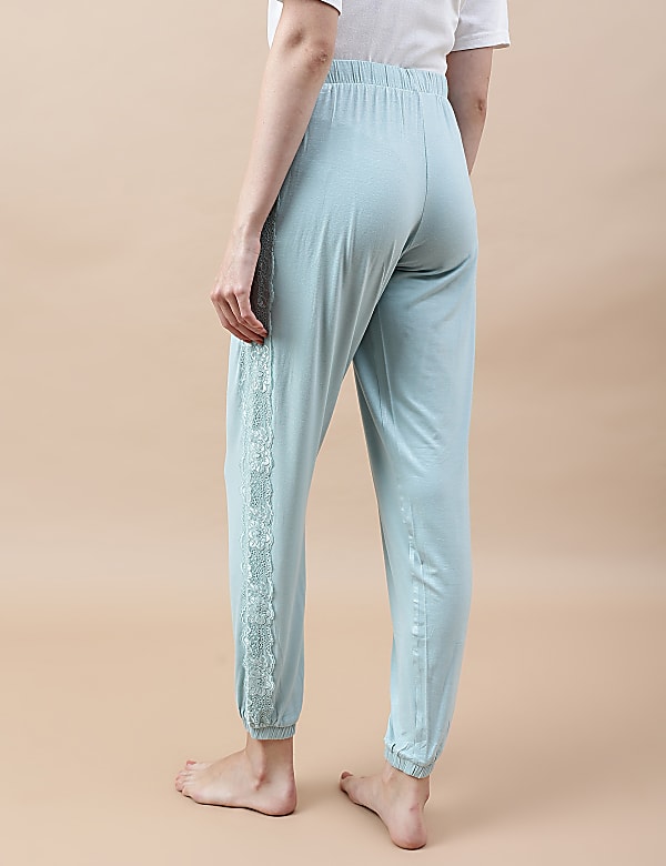 Viscose Mix Lace Relaxed Fit Pyjama