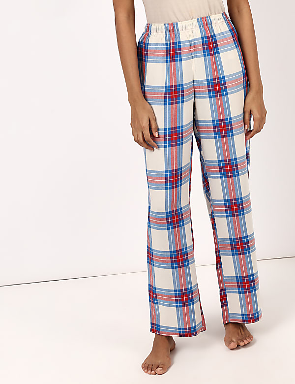 Check Woven Revere Pyjama Set