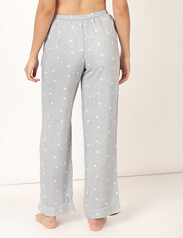Pure Viscose Printed Regular Fit Pyjama
