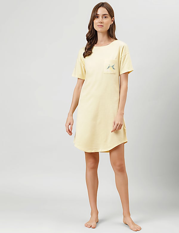 Pure Cotton Plain Nightdress