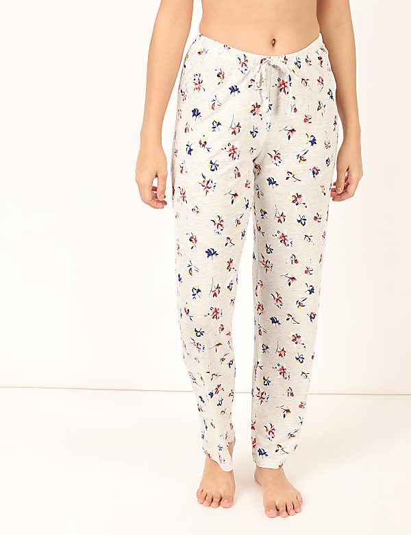 Viscose Mix Floral Round Neck Top