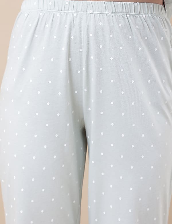 Pure Cotton Crew Neck Loungewear Set