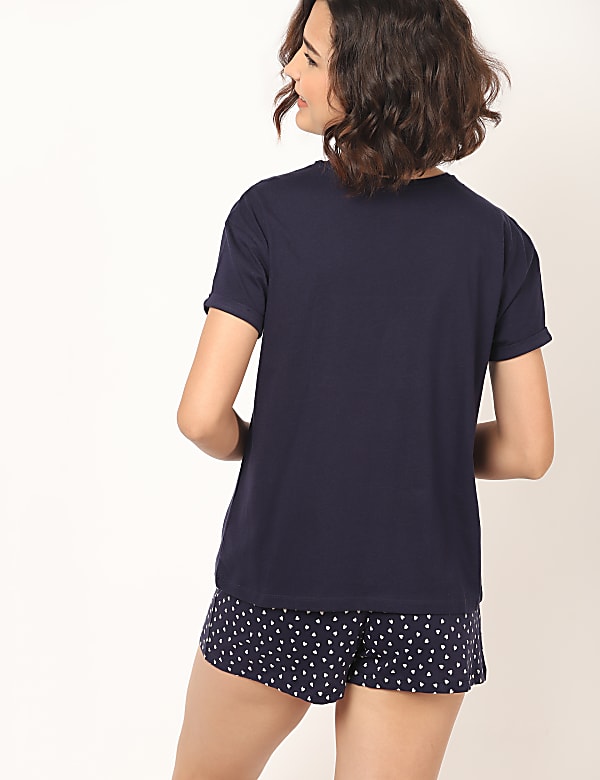 2 Pack Pure Cotton Round Neck Top Set