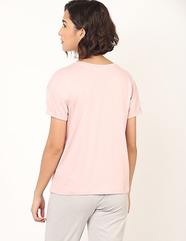 2 Pack Pure Cotton Round Neck Top Set