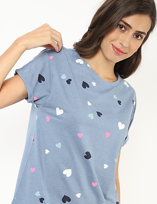 Cotton Mix Printed Regular Fit Pyjama Set