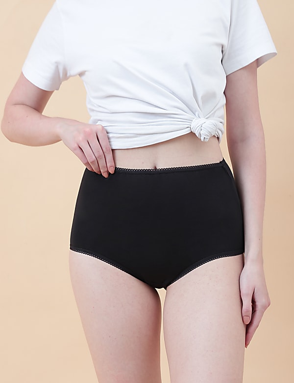 4 Pack Pure Cotton Regular Fit Full Briefs