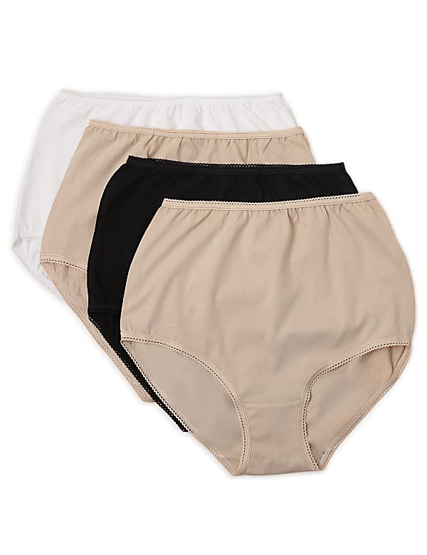4 Pack Pure Cotton Regular Fit Knickers