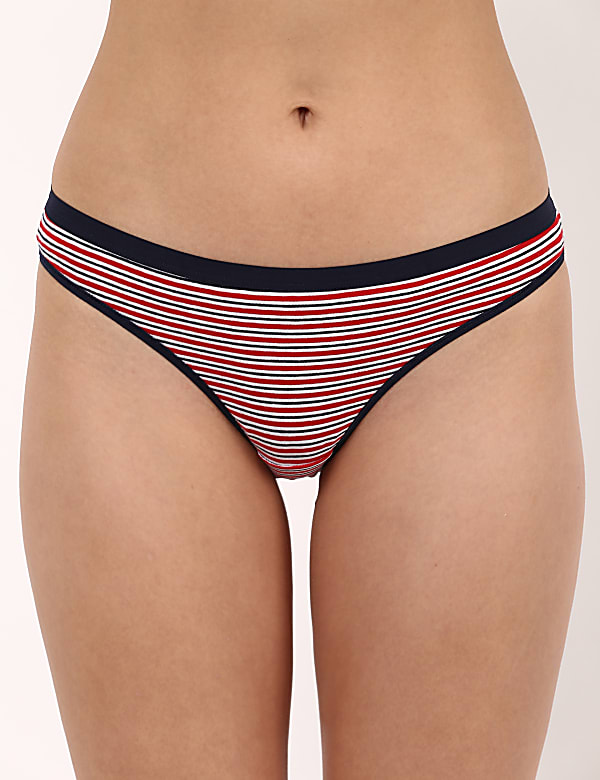 INT 5P SPORTY STRIPE BIKINI