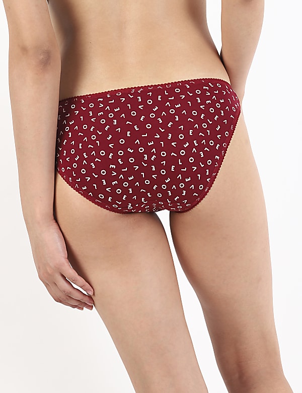 INT 3PK RED LOVE BIKINI