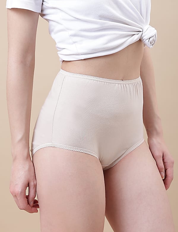 Pack of 5 Cotton Mix Slim Fit Knickers