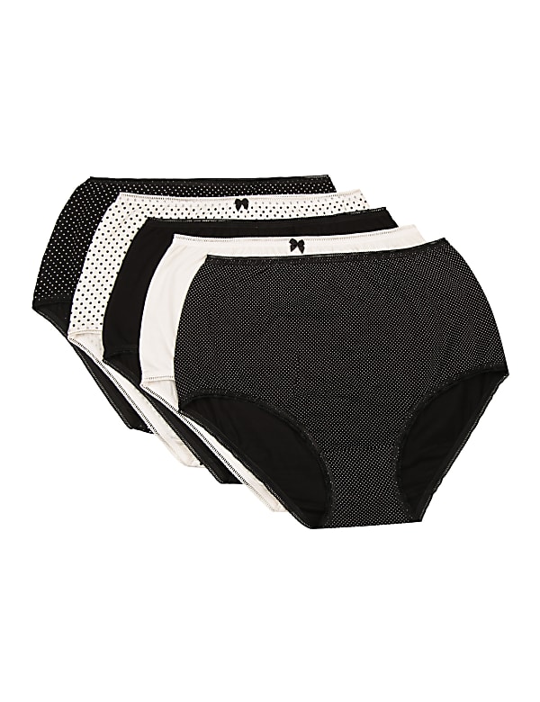 5 Pack Cotton Mix Skinny Fit Brief