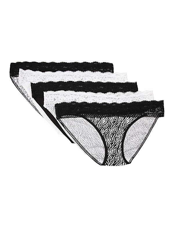 5 Pack Cotton Mix Skinny Fit Knickers