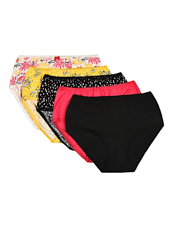 5 Pack Cotton Mix Skinny Fit Knicker