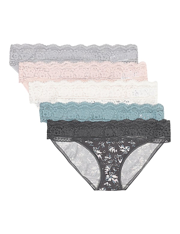 5 Pack Cotton Mix Knickers