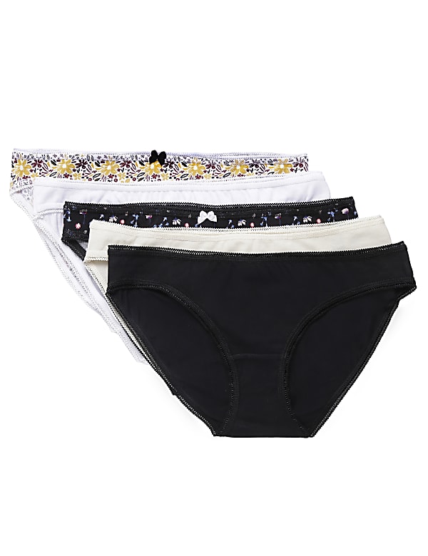 5 Pack Cotton Mix Knickers