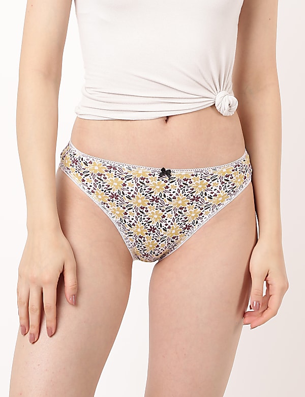 3 Pack Cotton Mix Printed Knickers