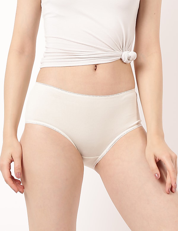 3 Pk Cotton Lycra Midi