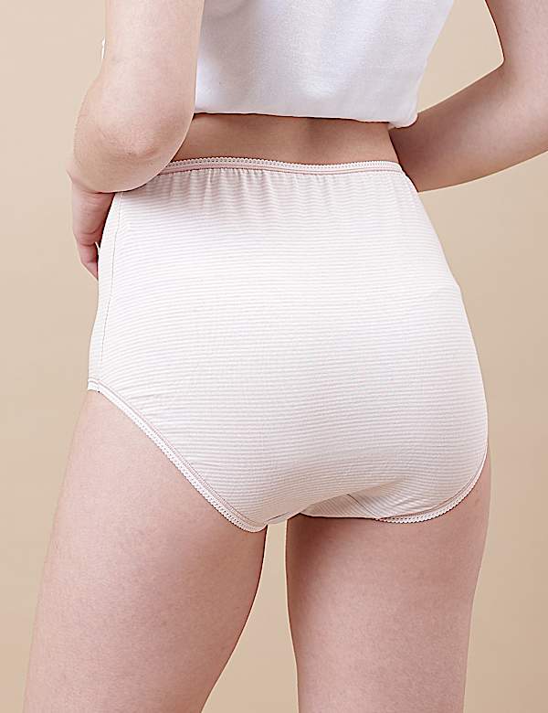 Pack of 5 Monotone Lace Trim Knickers