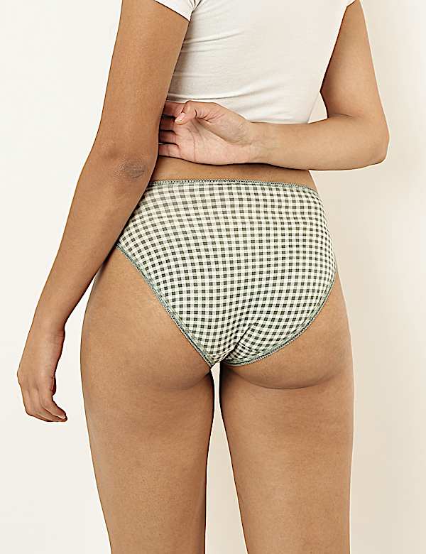 Low Rise Striped Shorts