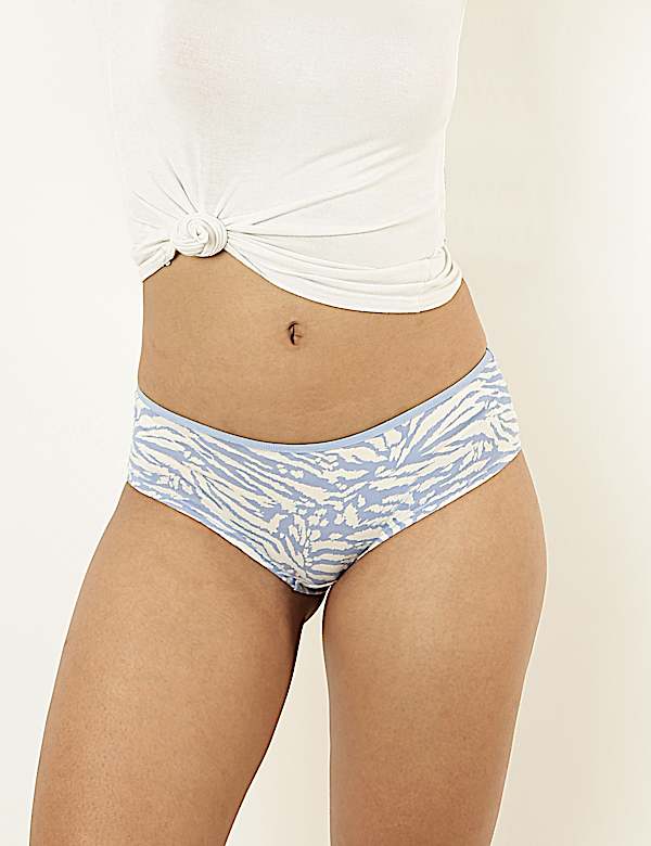 Low Rise Striped Shorts