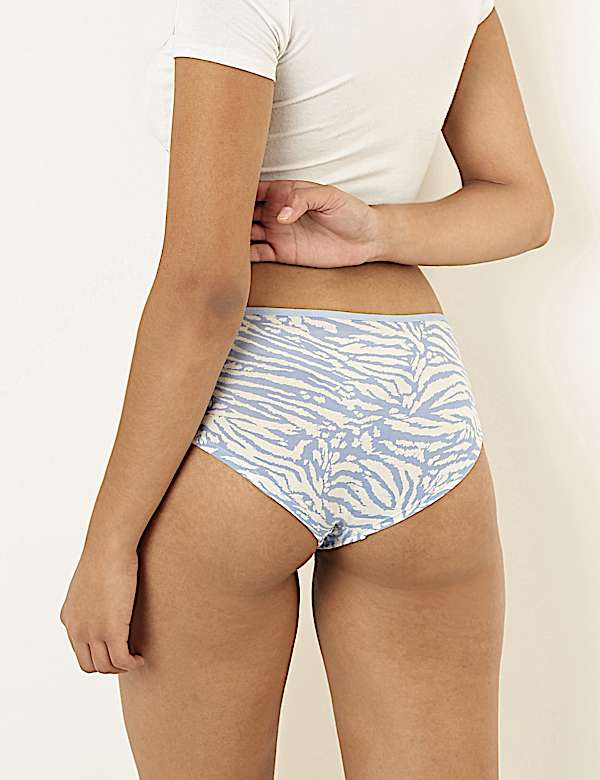 Low Rise Striped Shorts
