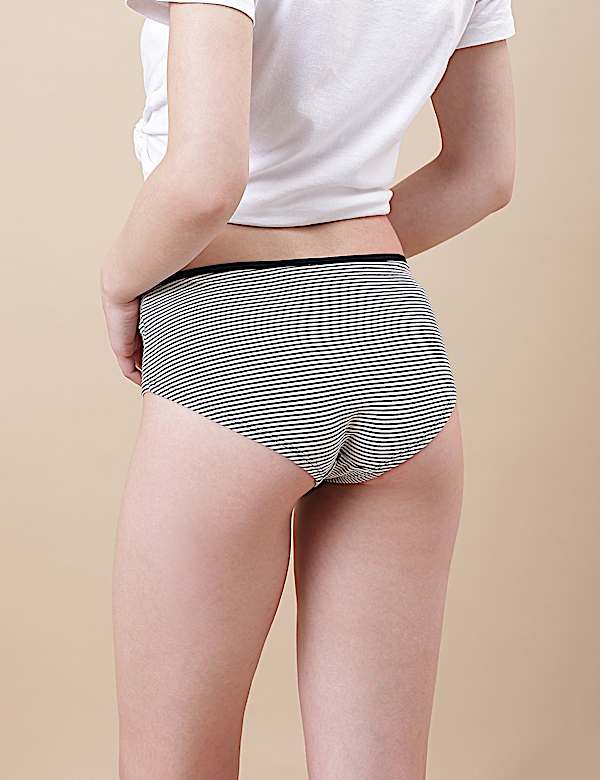 Low Rise Striped Shorts