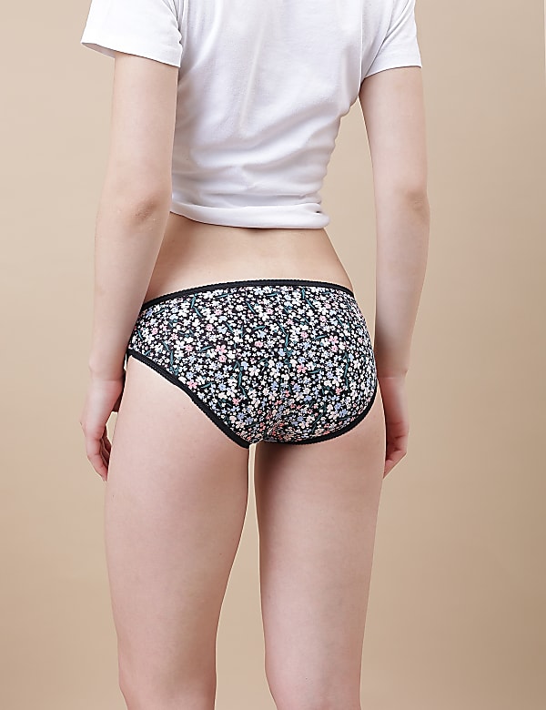 Pack of 3 Cotton Mix Printed Bikini Panty