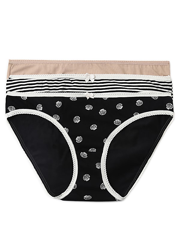 3 Pack Cotton Mix Knickers