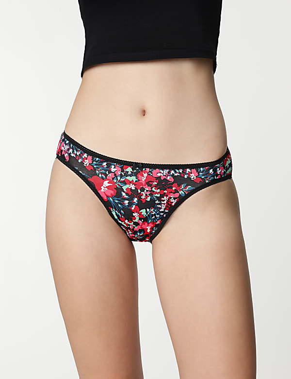 3pk Plain High Legs Knickers