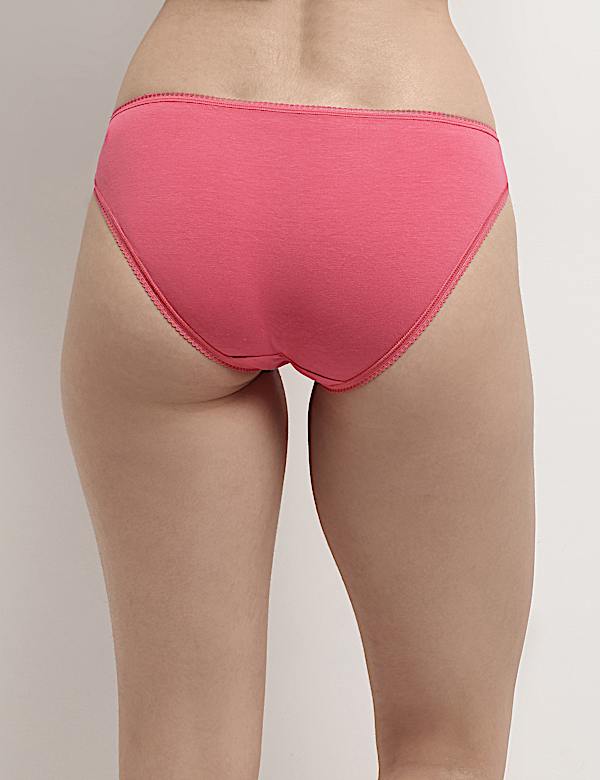 3pk Cotton Rich Bikini Bottoms