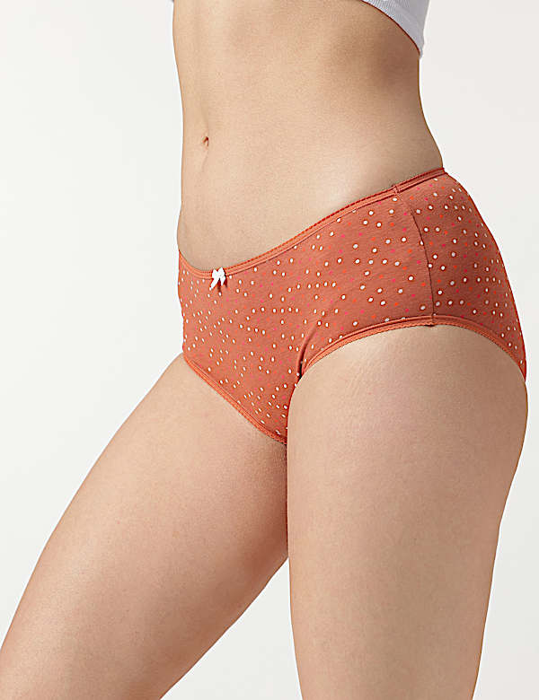 3pk Cotton Rich Midi Knickers