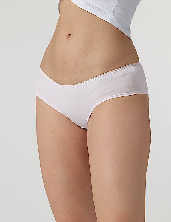 3pk Cotton Rich Low Rise Knickers