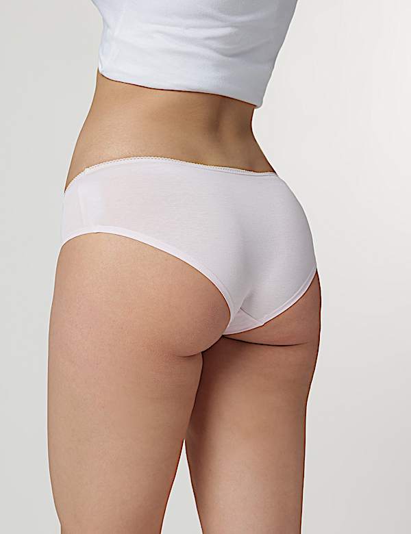 3pk Cotton Rich Low Rise Knickers