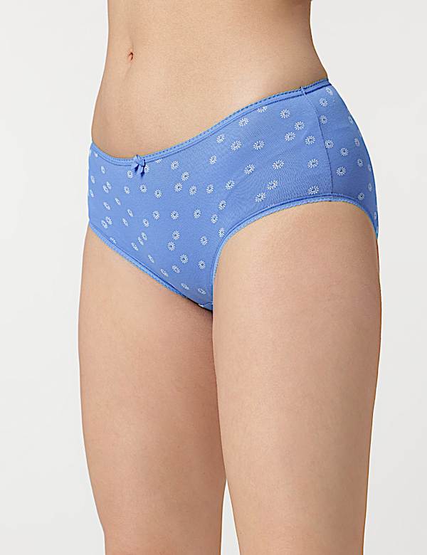 3pk Cotton Rich Midi Knickers