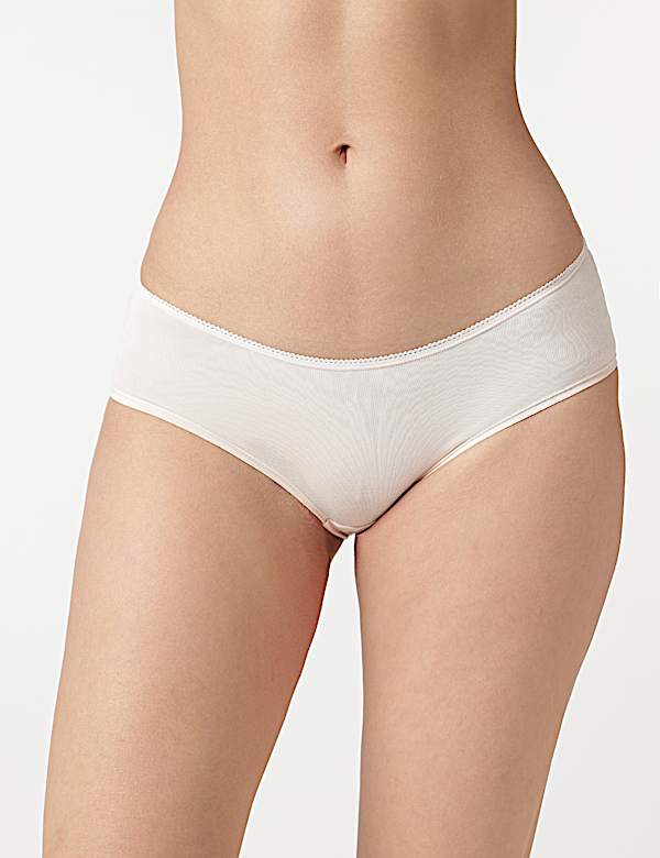 3pk Cotton Rich Low Rise Knickers
