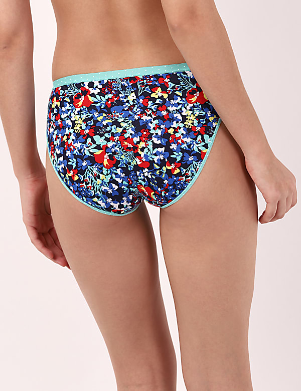 INT 3PK Painterly Floral High Leg