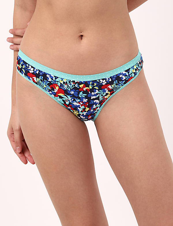 INT 3PK Painterly Floral Bikini