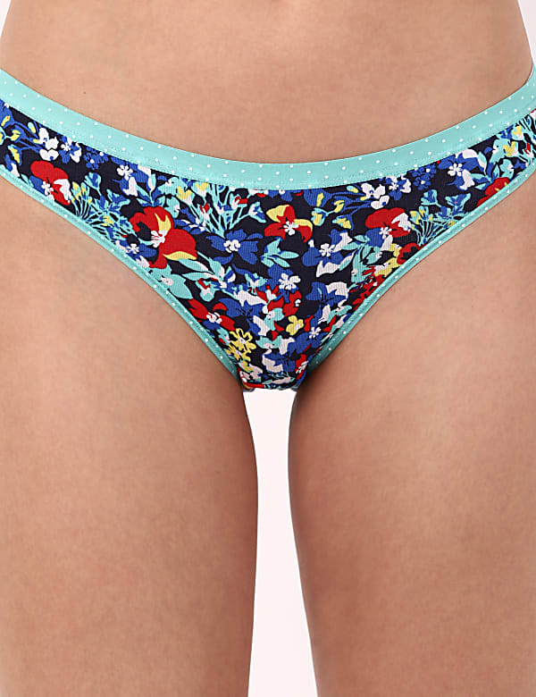 INT 3PK Painterly Floral Bikini