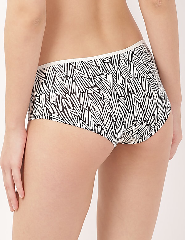 3 Pack Palm Print Low Rise Short
