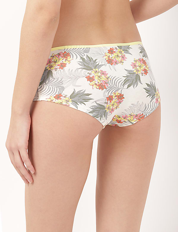 3 Pack Pineapple Print Low Rise Short