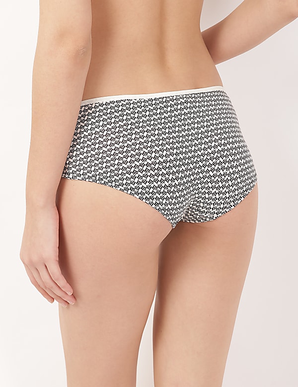 3 Pack Geo Print Low Rise Shorts