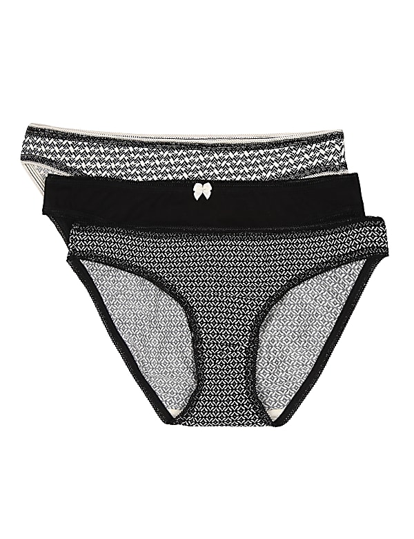 3 Pack Geo Print Bikinis